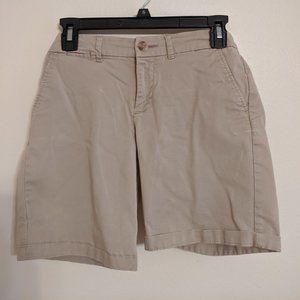 Khaki Boyfriend Shorts
